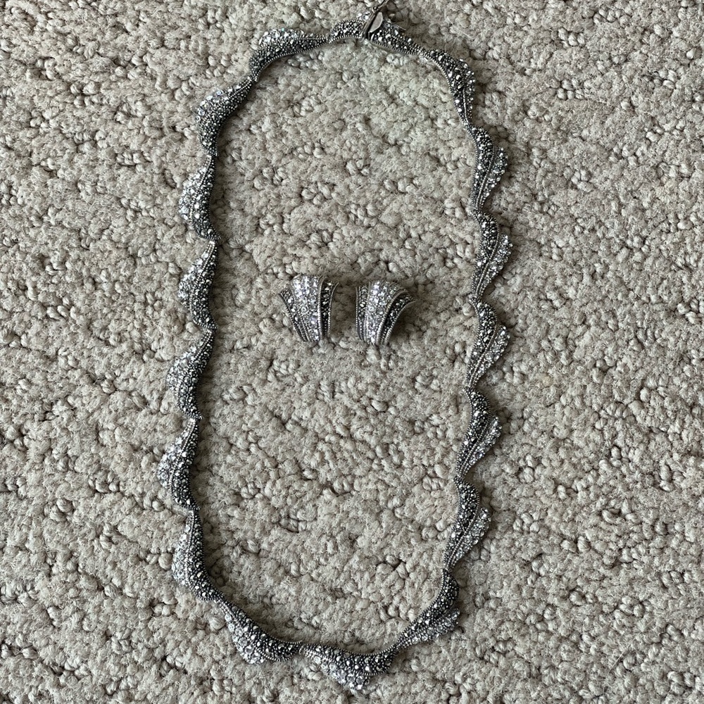 Judith Jack necklace and earrings set